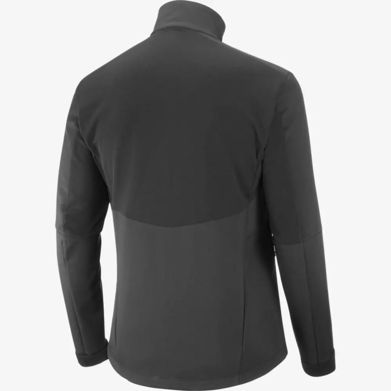 Salomon Agile Men's Shell Jackets Black | CA 72U13